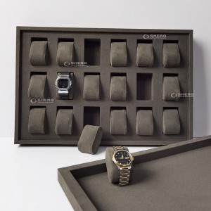 2022 novo produto local relógio exibição bandeja travesseiro suporte de exibição suporte de exibição bandeja de relógio