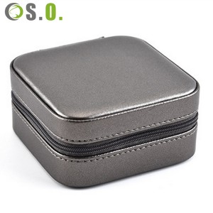 Factory Customized Pink New Products Hot Sale travel jewelry case brown travel jewelry case with mirror