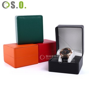 Orologio personalizzato in fabbrica con scatola regalo per imballaggio in pelle PU di alta qualità all'ingrosso personalizzato in fabbrica