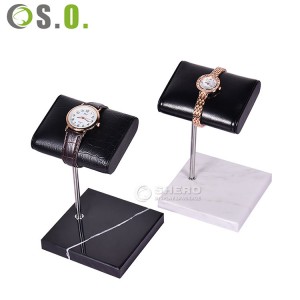 Support de bracelet en métal Mabel PU, présentoir de montre personnalisé, usine