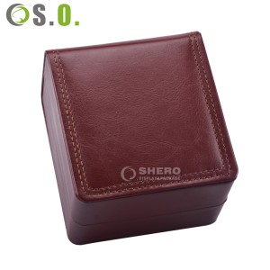 High End New Design Pu Leather Watch Bangle Boxes Customized Jewelry Package With Logo