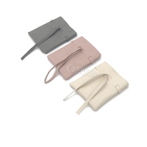 Custom Logo Microfiber Jewellery Bag Packaging Jewelry Pouch with logo