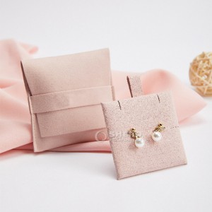 Bolsa personalizada de alta calidad de la bolsa del paquete de la joyería de la fábrica de la bolsa con el parte movible