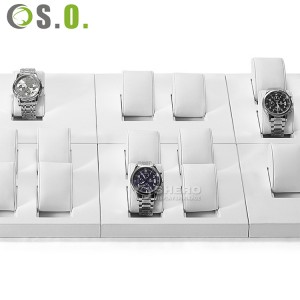 Benutzerdefinierter Uhrenhalter-Ausstellungsständer Luxusuhren-Ausstellungsständer-Set