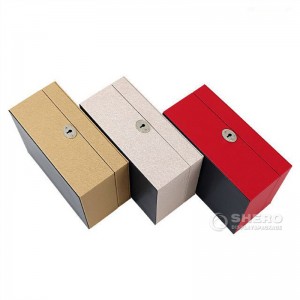 Luxury Jewelry Packing Boxes PU Leather Custom Packaging Boxes for Jewellery High Quality Jewelry Organizer Case With Mirror