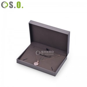 free sample Wholesale price customized PU leather jewellery case luxury necklace ring bracelet jewelry packaging box