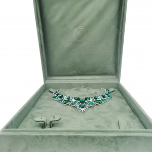 Fashion Velvet Jewelry Boxes High Quality Romantic Sweet Pendant Necklace Ring Box