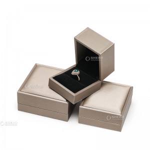 Shero jewelry Pu leather box Custom Gift Luxury Jewelry Packaging Pu Leather Ring Necklace Jewelry Box