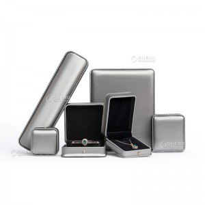 Shero Высококачественная коробка для упаковки ювелирных изделий из искусственной кожи, роскошная упаковка для кольца и ожерелья по индивидуальному заказу