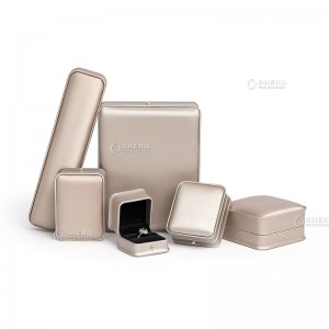 Shero Высококачественная коробка для упаковки ювелирных изделий из искусственной кожи, роскошная упаковка для кольца и ожерелья по индивидуальному заказу