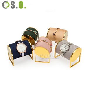 Aangepaste metalen sieraden armband display rack sieraden armband display houder horloge displaystandaard