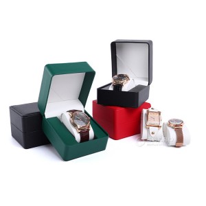 Pu Watch Boxes Customized Jewelry Holder New Design Leather Jewelry Package