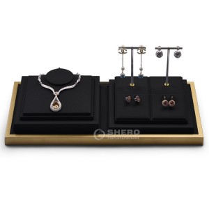 Shero Counter Display Set Untuk Gelang Kalung Cincin Anting Pameran Organizer Pemegang Perhiasan Display Stand