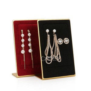 Jewelry Display Stand Pendant Stand Vertical Necklace Rack White Fiber Exhibition Board Storage Necklace Stand