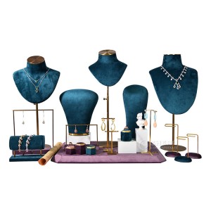 Étagère à pendentifs pour bijoux, ensemble complet d'accessoires d'exposition de bijoux, ensemble d'exposition de fenêtre, vente en gros