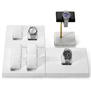 Set di espositori per orologi di lusso personalizzati espositori per porta orologi