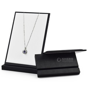 High Quality Jewelry Display Stand PU leather Pendant Exhibitor Shop Necklace Display stand