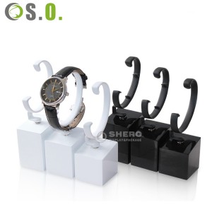 OEM-kundenspezifischer C-Ring-Uhrenständer aus Acryl