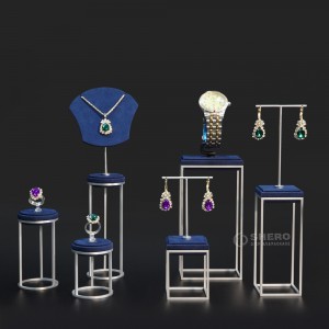 Modern Jewelry Display Necklace Bust Pendant Ring Earring Holder Jewellery Window Display Props Sets