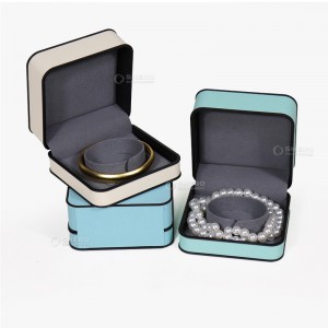 Wholesale Luxury Necklace  Packaging Boxes Gift Pu Leather Jewelry Box