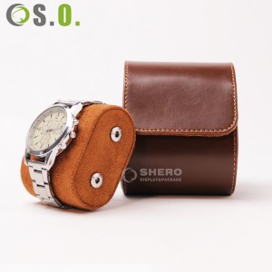 PU Watch Packaging Box Flip Watch Box