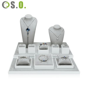 Shero nova chegada janela jóias display adereços decoração anel pulseira brincos conjunto de exibição