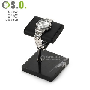 Watch Display Stand Set Pu Leather Customized High Quality Watch Display Stand Set Counter Props